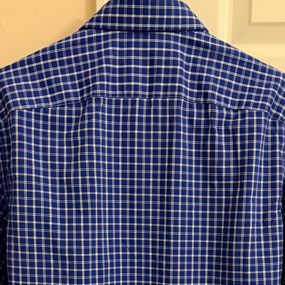 UNTUCKit Blue & White Lightweight Men’s M Long Sleeve Button Up Shirt - Picture 6 of 6
